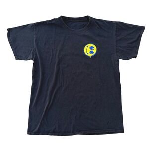 Dreamville J Cole JMBLYA Rap Graphic T-Shirt Black‎ Mens Large Smiley Face